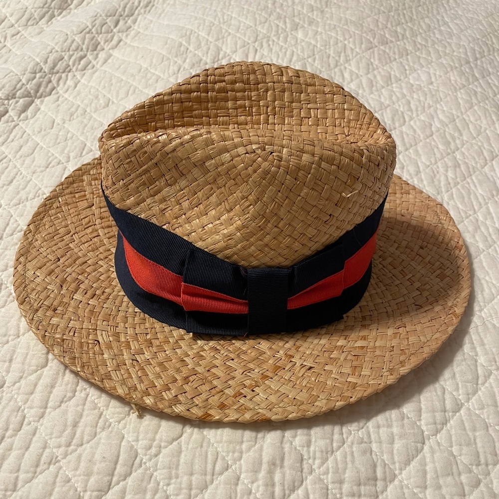 Saks Fifth Avenue Straw Panama Hat OS